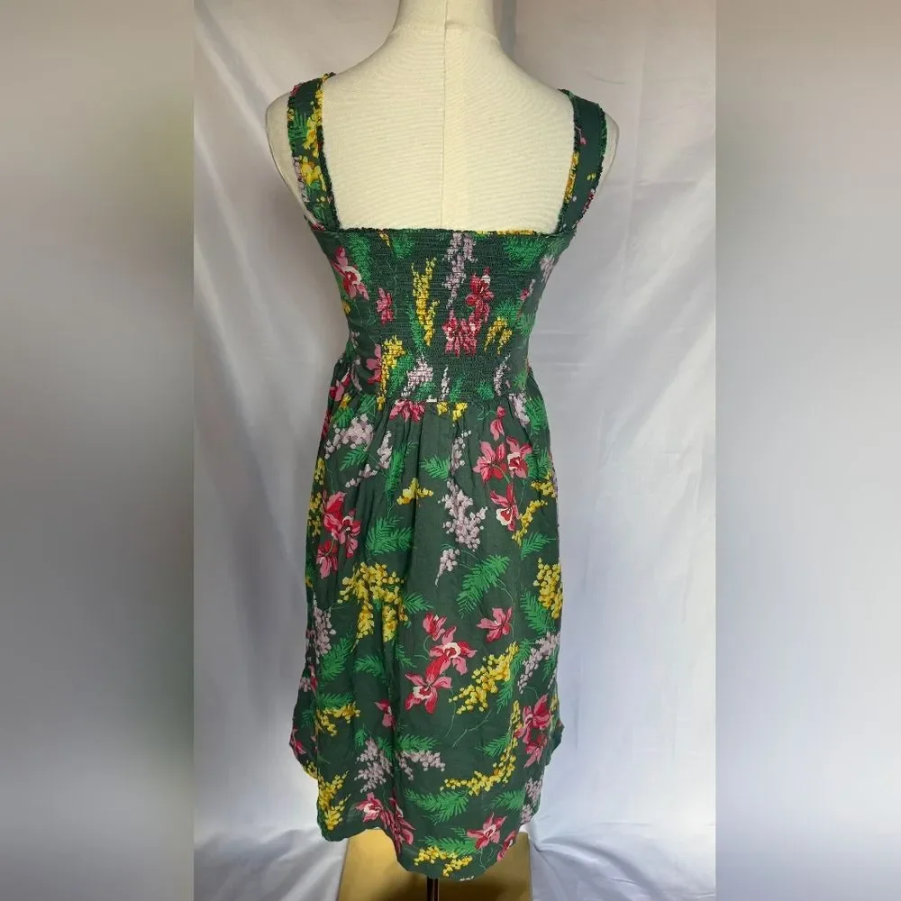 GAP Girls Floral Tank Dress Size 12 XL, 100% Cotton